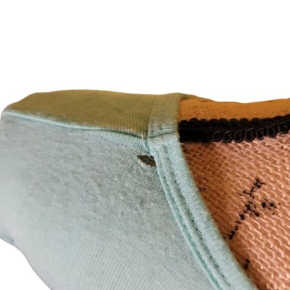 Sugar High Large Teal Dinosaur, Scoop Neck, Short Sleeve, Pullover T-shirt - Picture 3 of 3